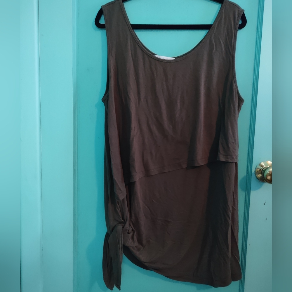 Latched Mama asymmetric tank xxl